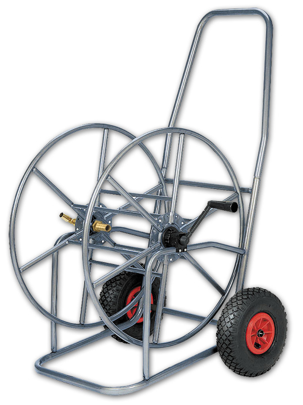 Wózek na wąż 3/4" 110m, stal nierdzewna PRINOX 1