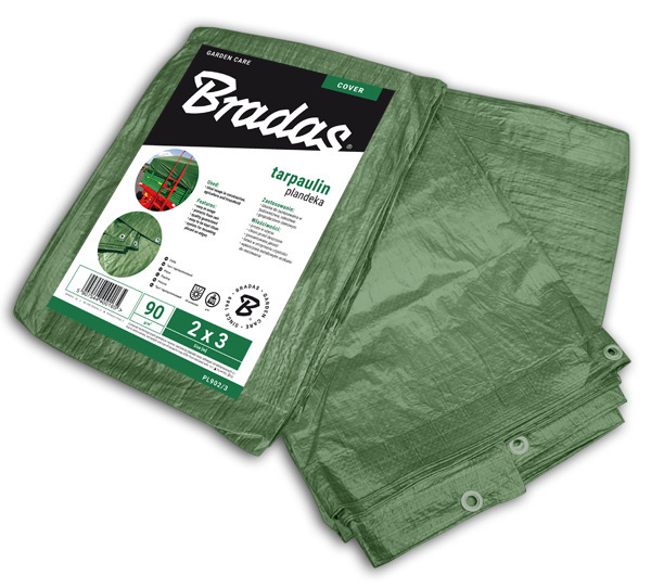 Plandeka wzmacniana GREEN 3 x 5m, 90g 1