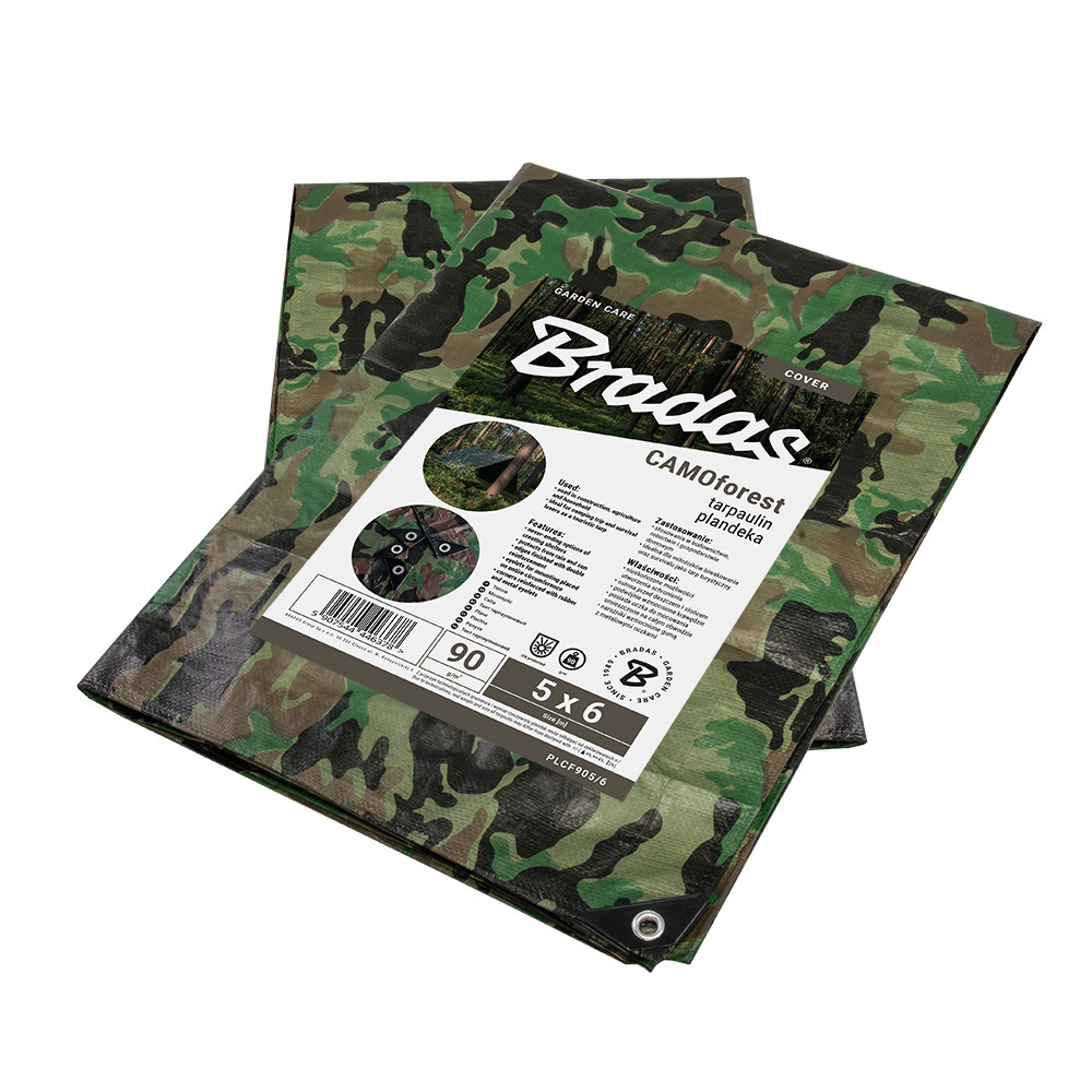 Plandeka kamuflażowa CAMOforest 8 x 10m  90 g. 1
