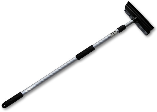Aluminiowa ściągaczka do mycia szyb 10" - teleskop 120cm 1