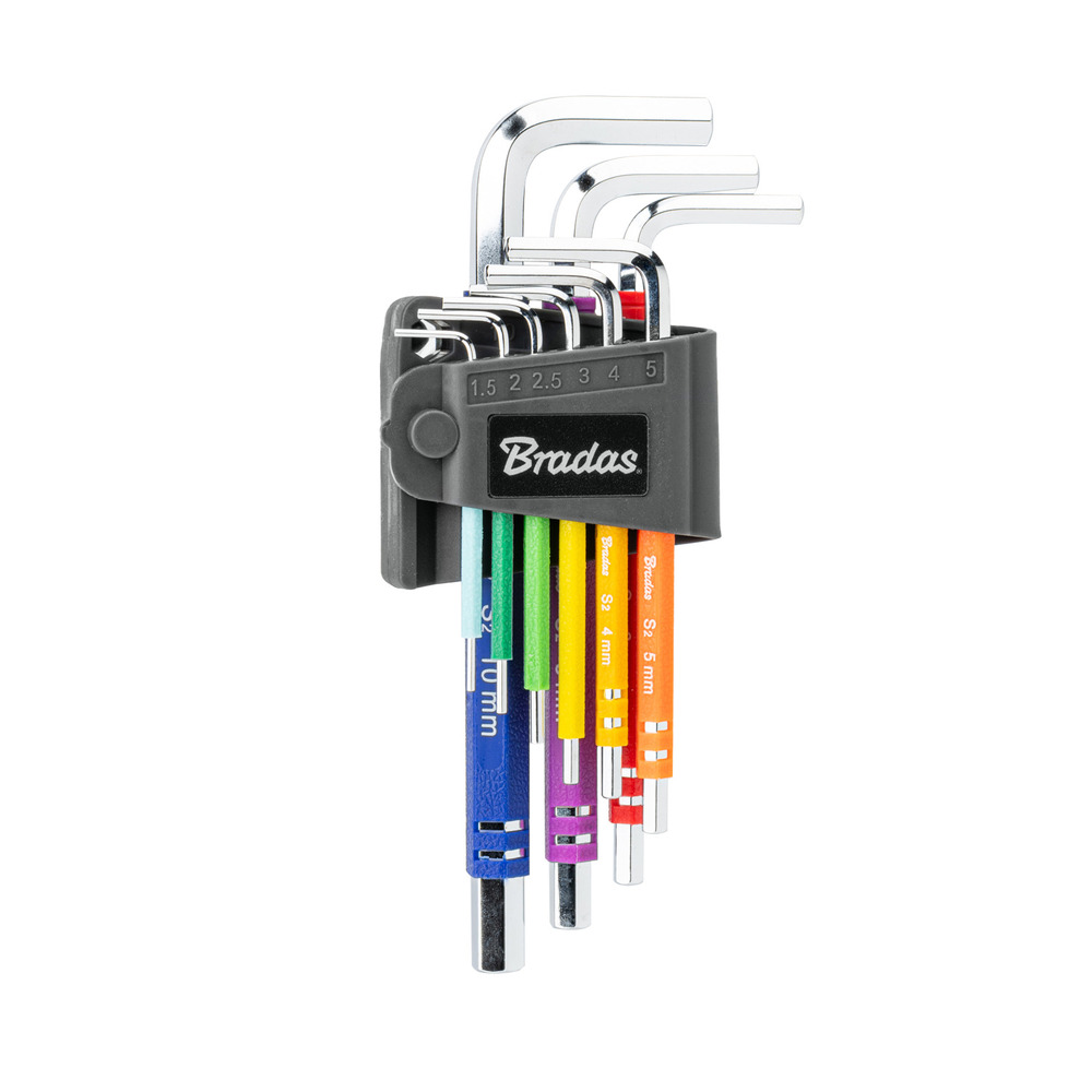 Zestaw kluczy imbusowych HX 1,5-10 mm 9 szt. multicolour / long 1