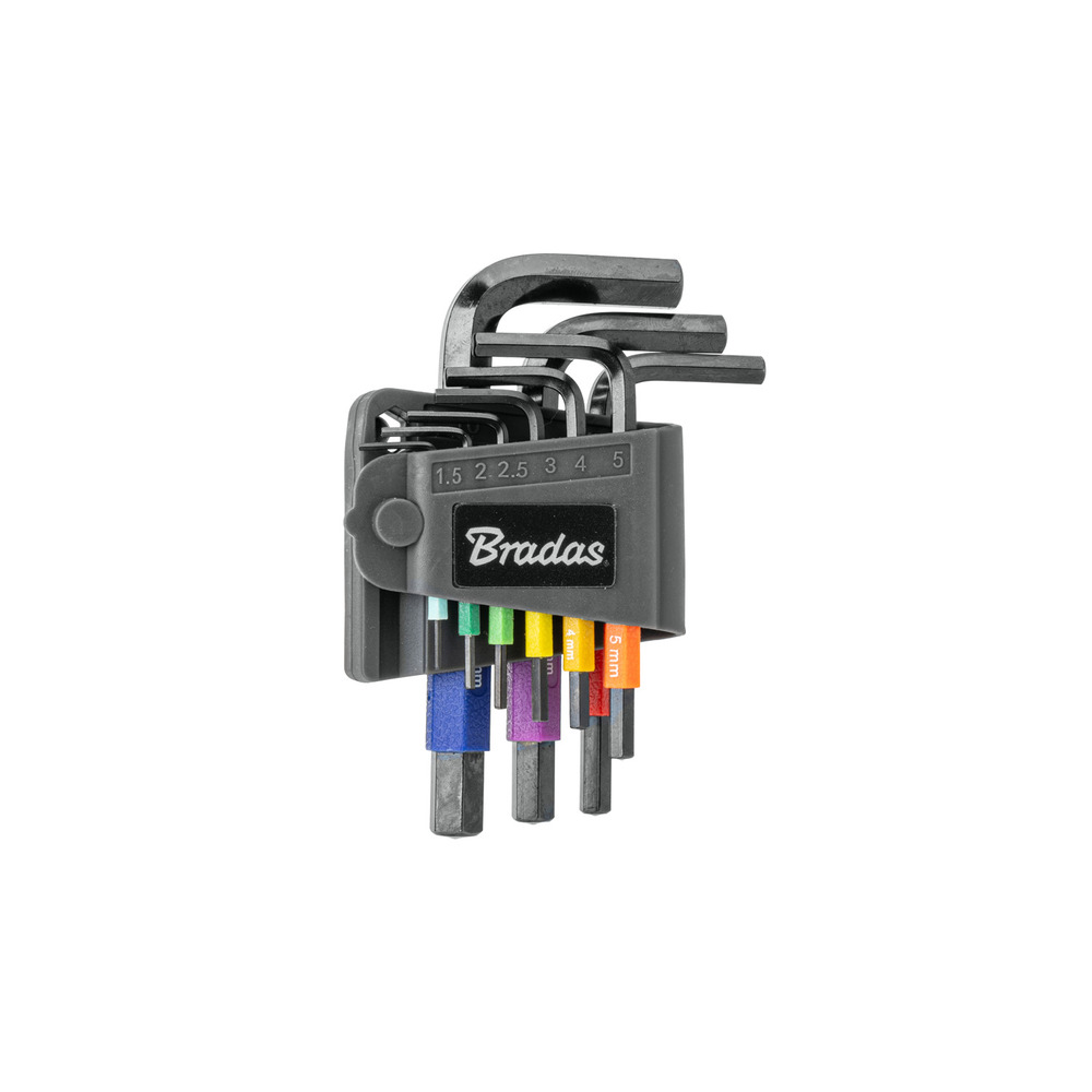 Zestaw kluczy imbusowych HX 1,5-10 mm 9 szt. multicolour / short 1