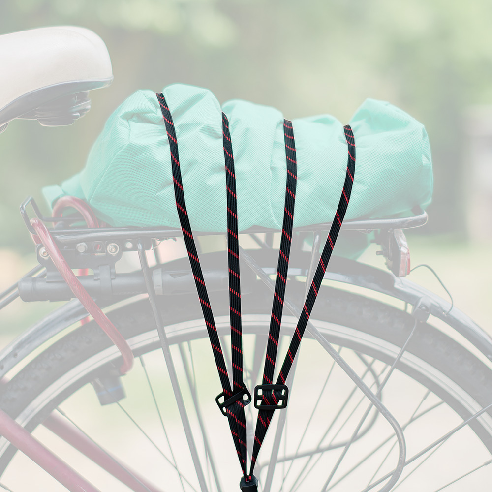 Guma elastyczna do bagażnika rowerowego BUNGEE SPIDER HOOK black 1