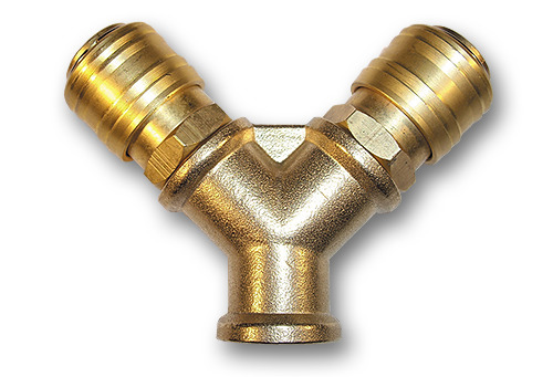 Dwójnik GW 3/8" + 2 szybkozłącza	MOSIĄDZ 1