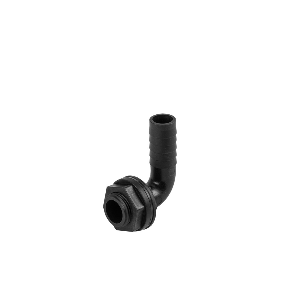 PIN LUG Kolano przyłącze GZ 3/4" na wąż 3/4"- PP + nakretka z uszczelką 1