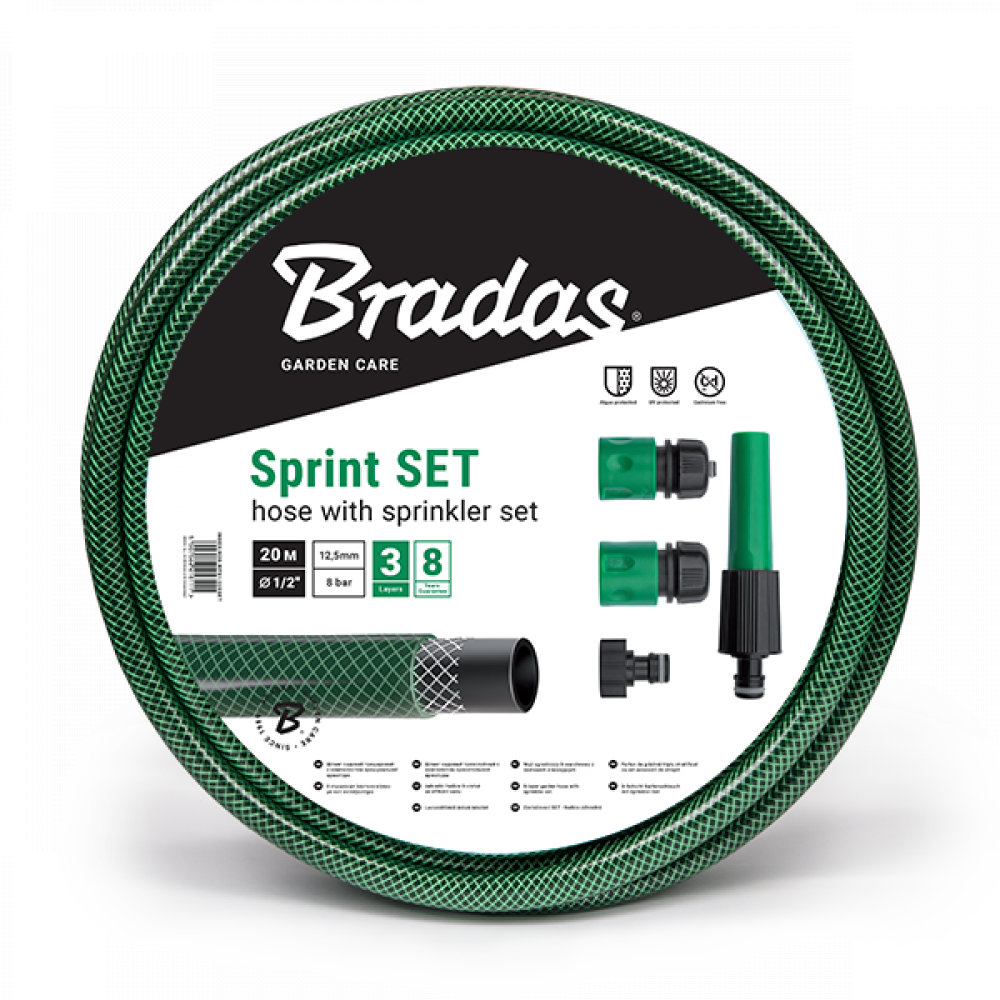 Komplet do zraszania SPRINT 1/2" - 20m 1