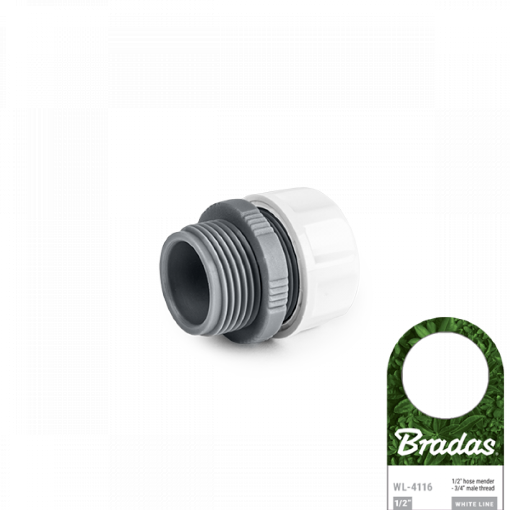 WHITE LINE Przyłącze na wąż 1/2"  -  GZ 3/4" 1