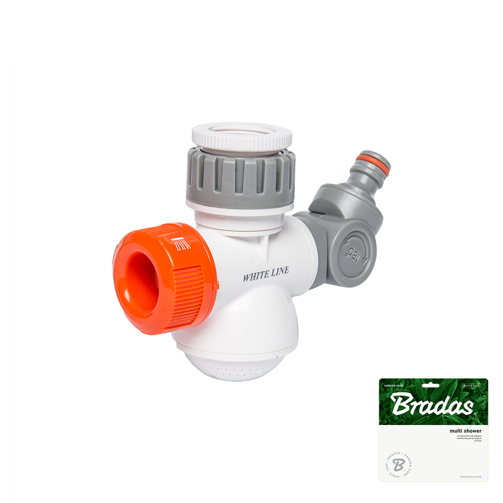 WHITE LINE Wielofunkcyjne przyłącze na kran MULTI SHOWER 1
