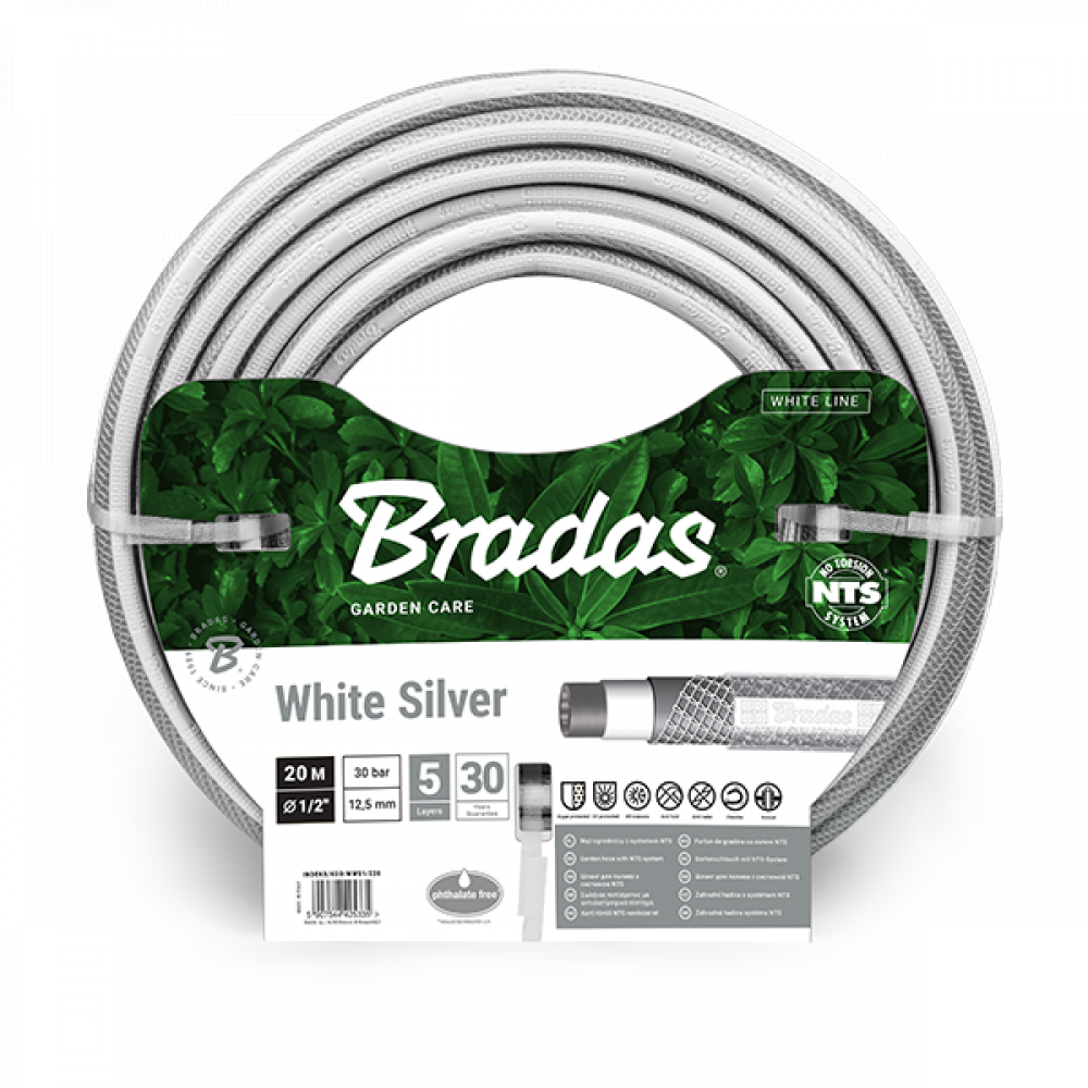 Wąż ogrodowy NTS WHITE SILVER 3/4" - 20m 1