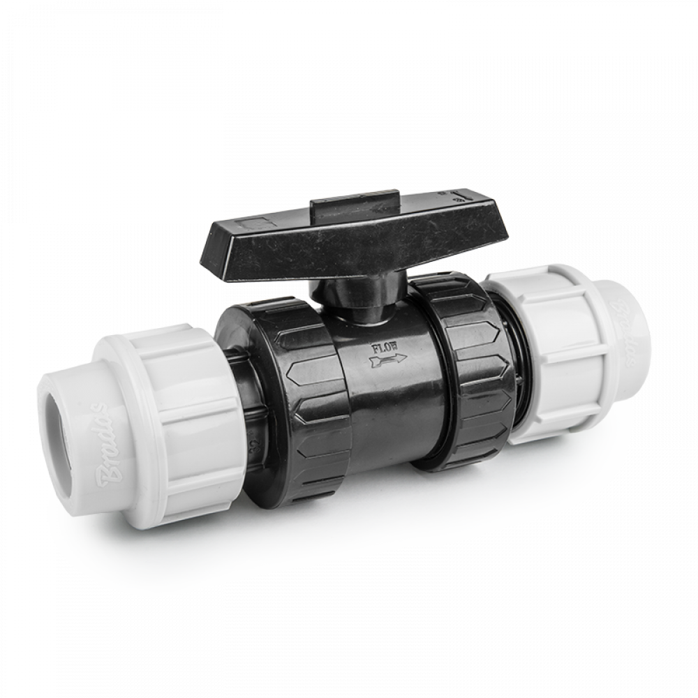 PN16 Zawó r do rur PE  6 3 mm /  6 3 mm 1