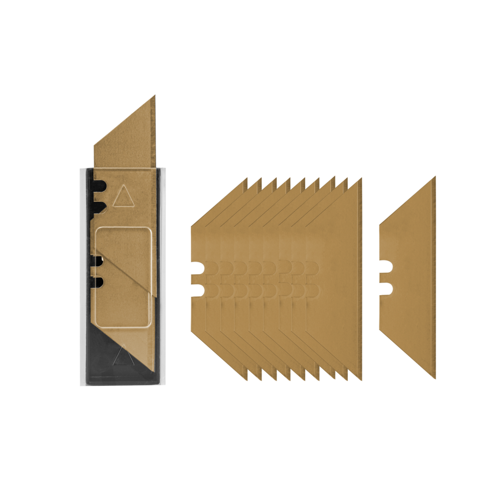  Wymienne ostrza trapezowe 19 mm GOLD 10 sztuk  1