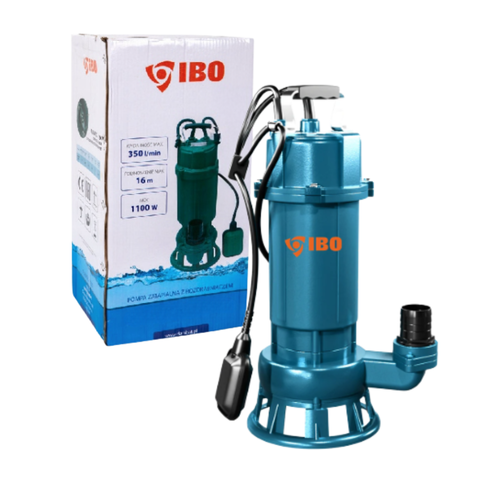 Furiatka 1100 (1,1 kW, 230 V) pompa zatapialna z rozdrabniaczem z pływakiem 1
