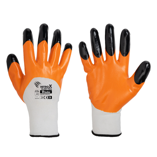 Rękawice ochronne NITROX CLAW FULL nitryl rozmiar 8  1