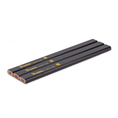  Ołówek budowlany HB 180mm OCTAGON 3 szt. GRAFITOWY  1