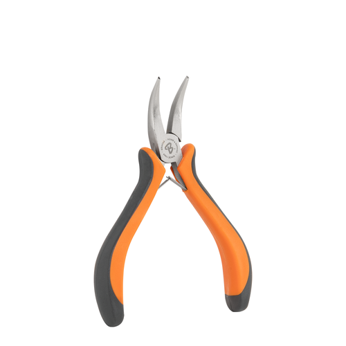 Szczypce wygięte MINI 125 mm niklowane HOME & GARAGE  1