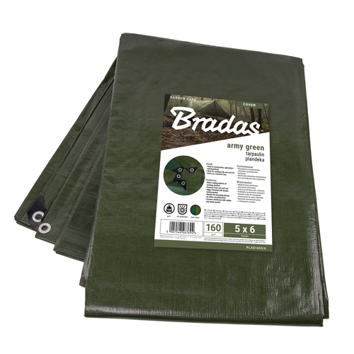 Plandeka ARMY GREEN 160 g/m² 3 x 5 m 1
