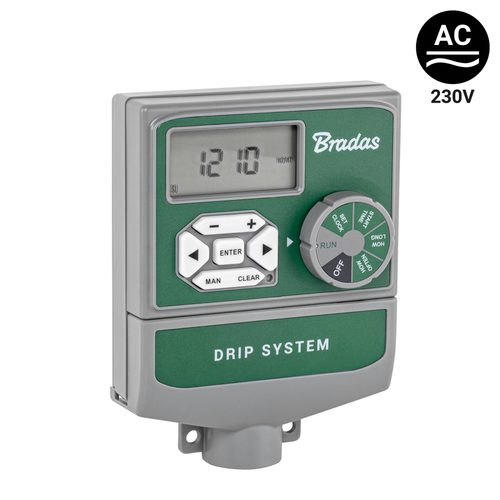 Sterownik nawadniania wewnętrzny 230V do elektrozaworów 24V AC 50/60Hz 8 sekcyjny / AC 1