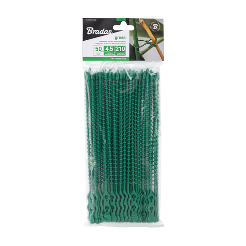 Opaska do mocowania roślin 4,5 x 210 mm zielona / 50 szt. 1