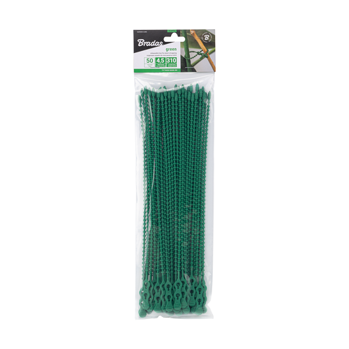 Opaska do mocowania roślin 4,5 x 310 mm zielona / 50 szt. 1