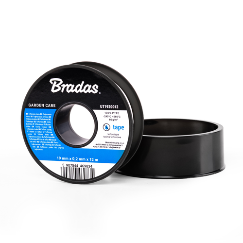 Taśma teflonowa PTFE zimna woda 19mm / 0,2mm / 12mm 1