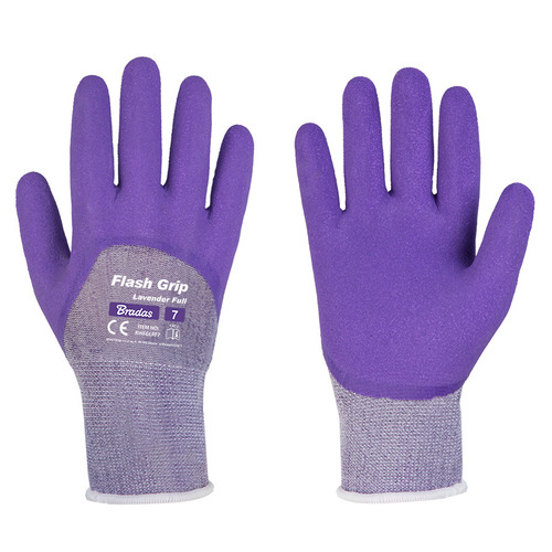 Rękawice ochronne FLASH GRIP LAVENDER FULL, rozmiar 8 1