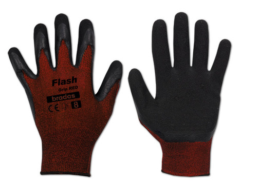 Rękawice ochronne FLASH GRIP RED lateks, rozmiar 8 1