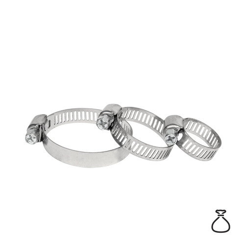 Zestaw opasek ślimakowych nierdzewnych AMERICAN TYPE o zakresie 6-38 mm 12 sztuk 1