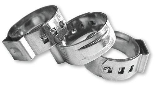 Obejma zaciskowa, W304 / 12,8-15,3mm / 7mm z jednym uchem 1