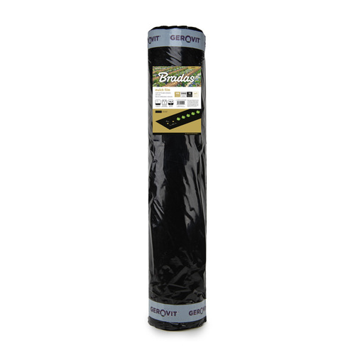 Folia ściółkująca z otworami, 1m x 1000m, 15 mikronów czarna 1