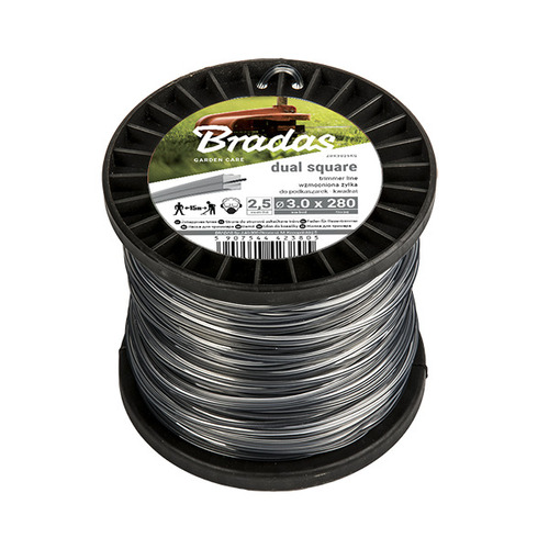 Żyłka RIPPER DUAL, kwadrat, szpula 2,4mm x 100m 1