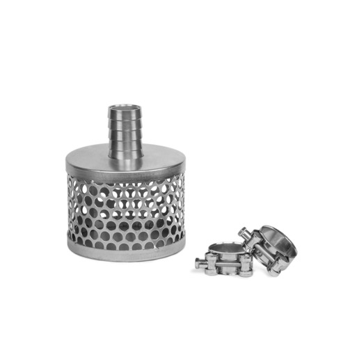 Kosz do węża ssącego 38 mm / 1 1/2"+ 2x GBS obejmy 1