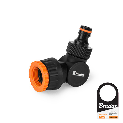 BLACK LINE Przyłącze regulowane na kran GW 1" / 3/4" 1