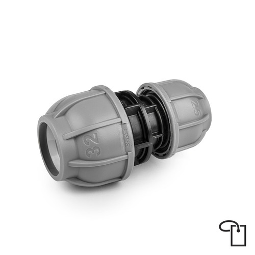 PN10 Łącznik redukcyjny do rur PE 32mm / 25mm- metka 1
