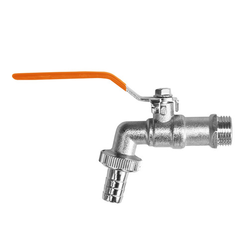 Kran kulowy GZ 1/2", wyjście na wąż 1/2" 1
