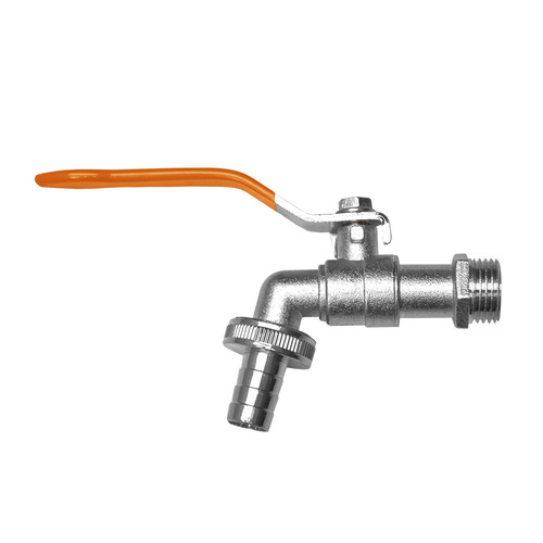 Kran kulowy GZ1/2", wyjście na wąż 1/2" 1
