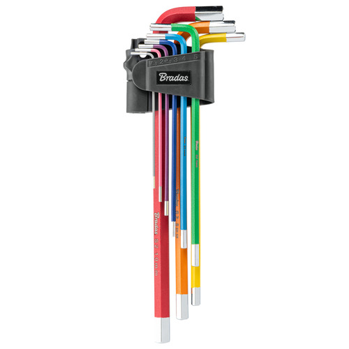 Zestaw kluczy imbusowych HX 1,5-10 mm 9 szt. multicolour / extra long 1