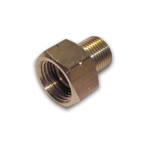 Redukcja dwuczęściowa GW 21,8mm L / GZ 3/8" L MOSIĄDZ 1