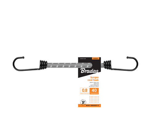 Guma elastyczna z hakiem metalowym BUNGEE CORD HOOK 40 cm 1