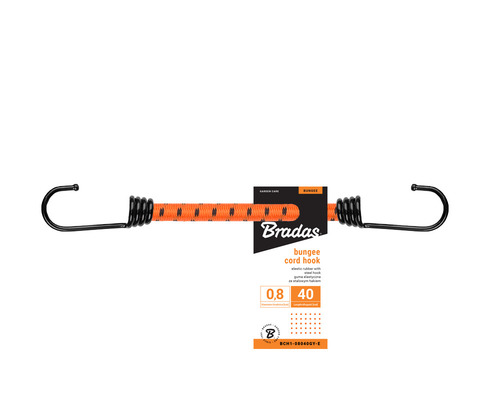 Guma elastyczna z hakiem metalowym BUNGEE CORD HOOK 60 cm 1