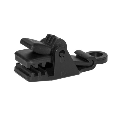 BUNGEE CORD CLIPS klips zaciskowy krokodyl  - luz (10szt.) black 1