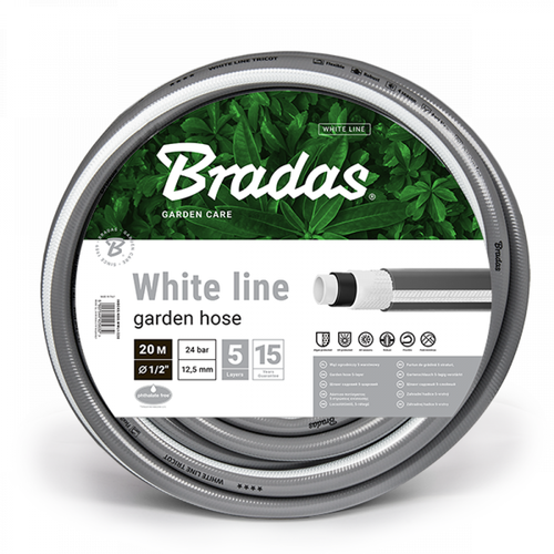 Wąż ogrodowy WHITE LINE 1/2"-20m 1