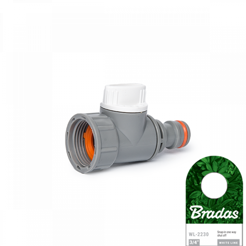 WHITE LINE Przyłącze z zaworem GW 3/4" 1