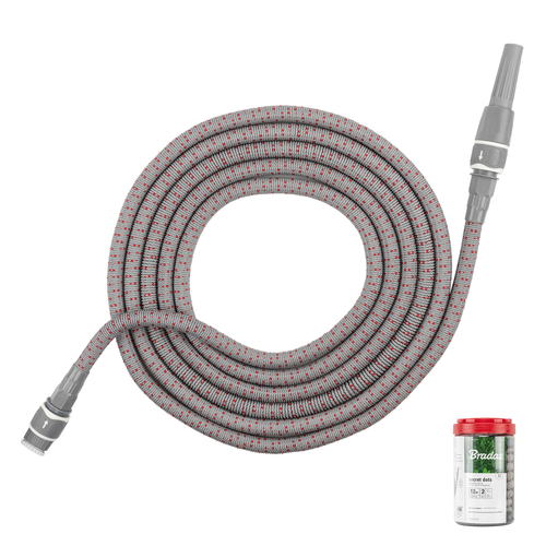 WHITE LINE Zestaw z wężem rozciągliwym SECRET DOTS 12m  1